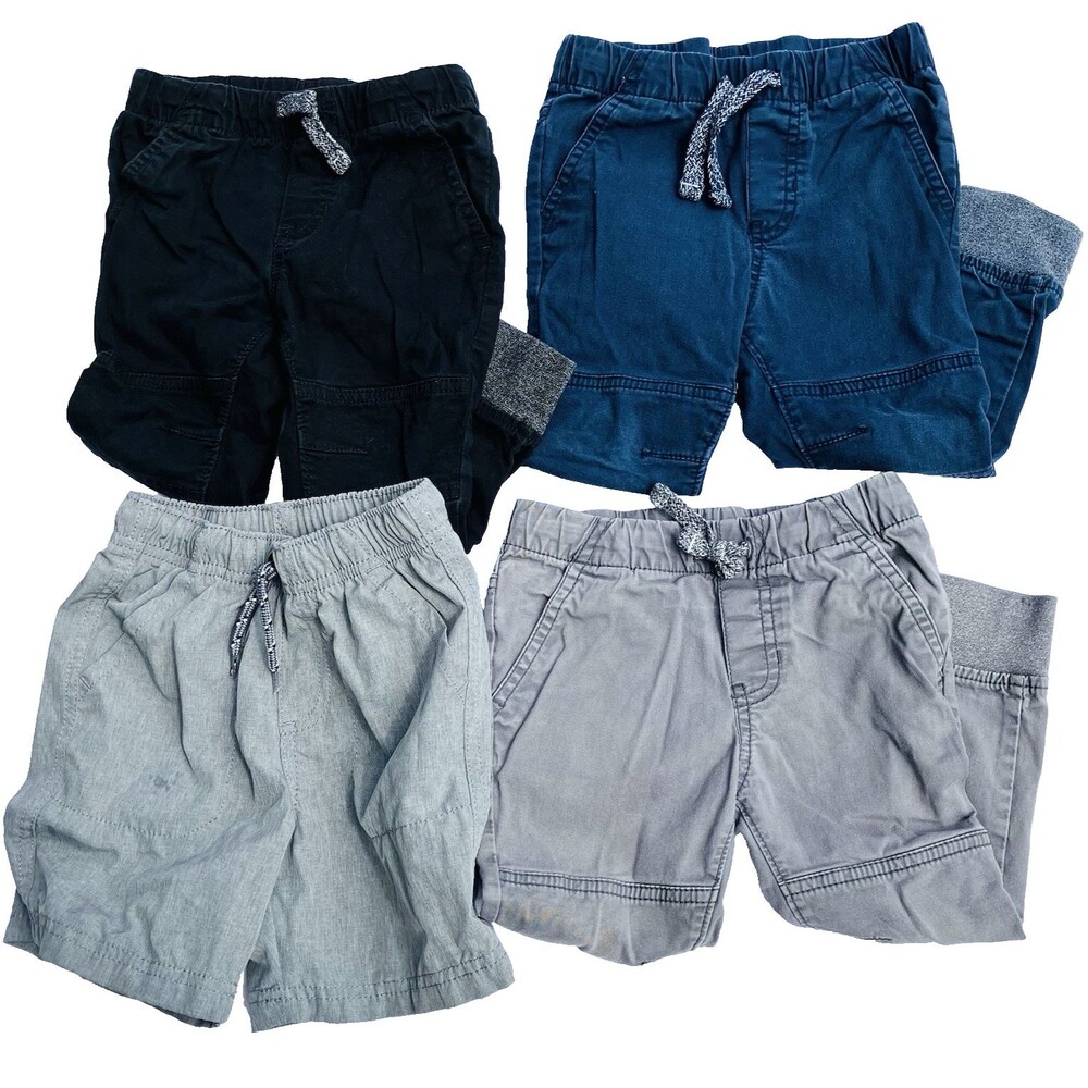 Cat & Jack Toddler Jeans Joggers Set (4) 2T Denim Cotton Jumping Beans Shorts